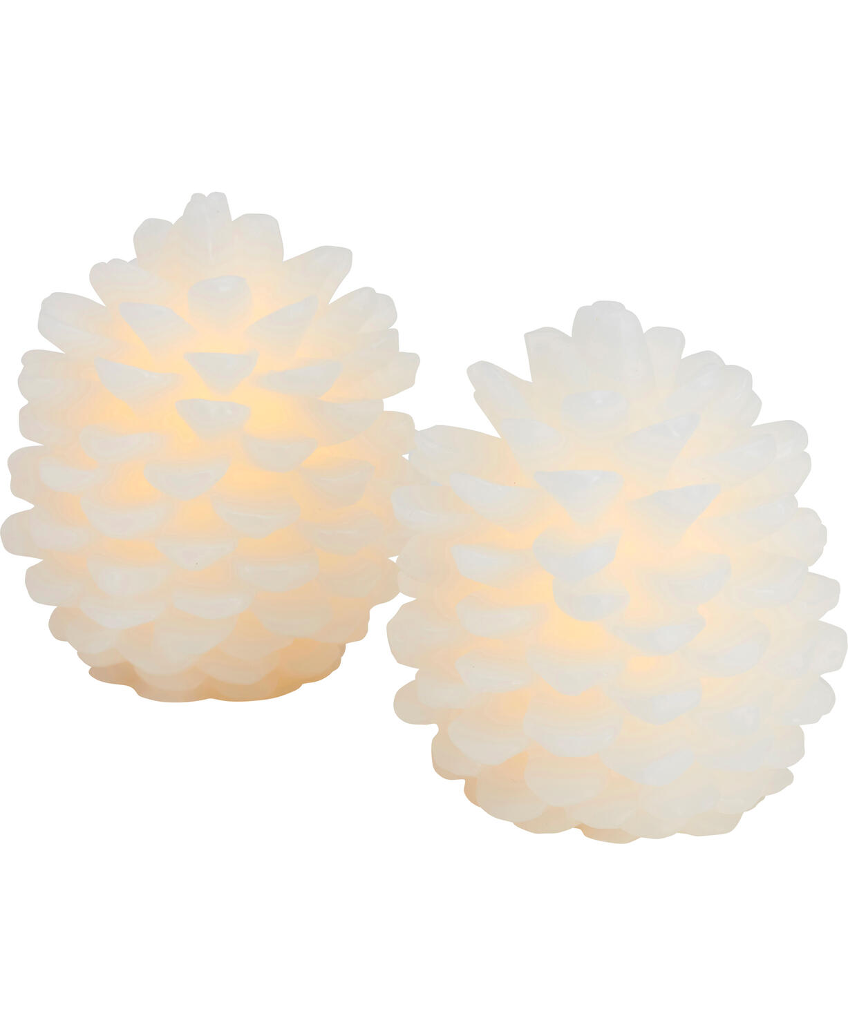 Clara kogle mini, 2-pak - hvid